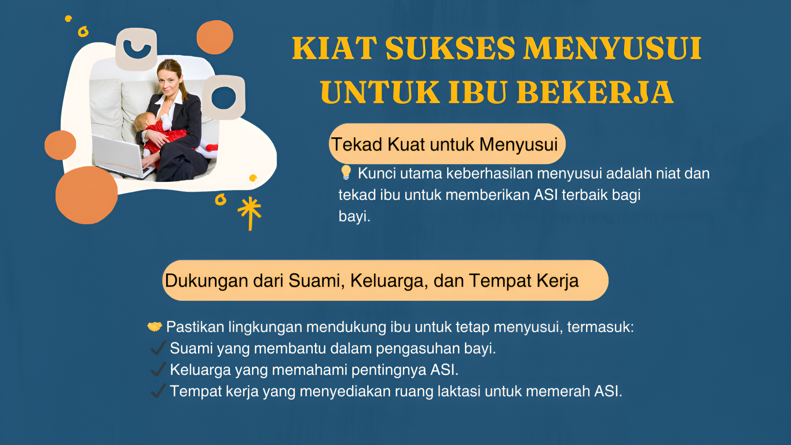 Kiat Menyusui bagi Ibu Bekerja