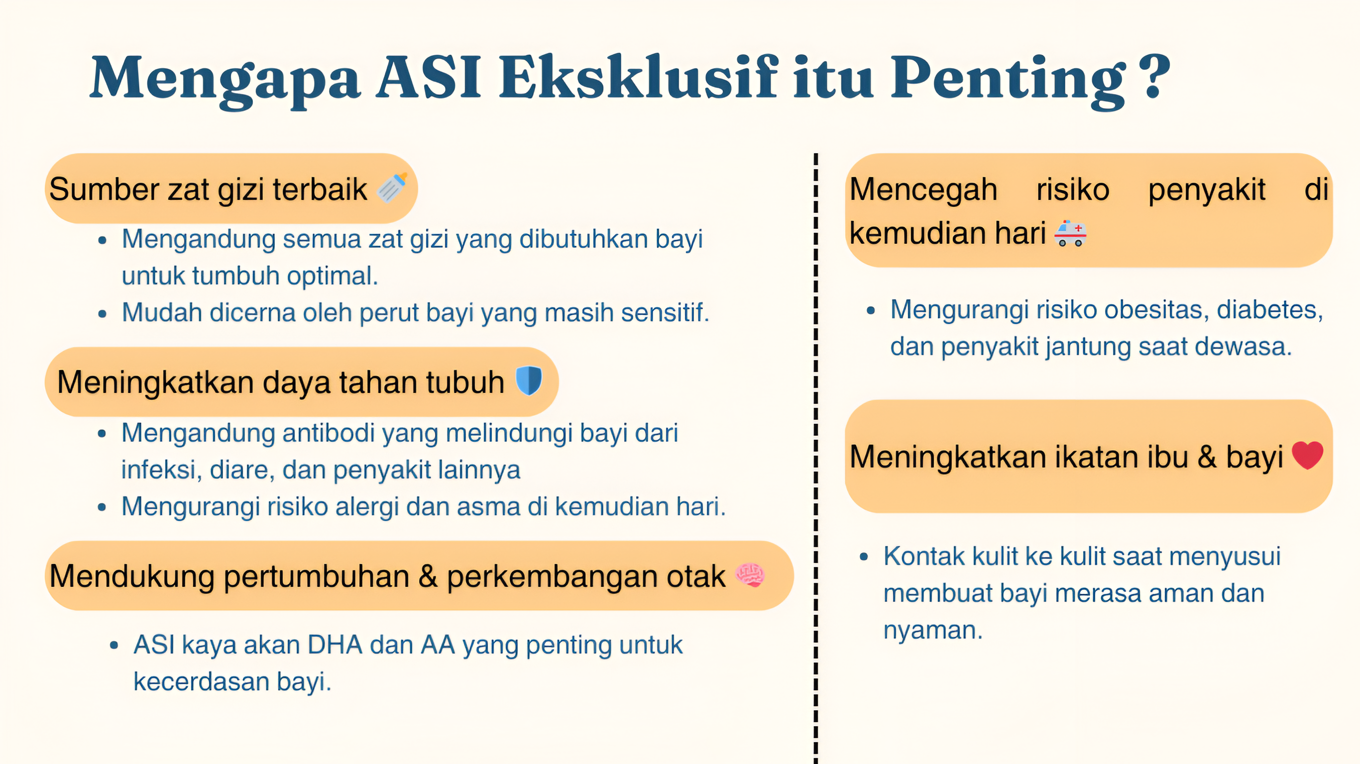 Mengapa ASI Eksklusif Penting